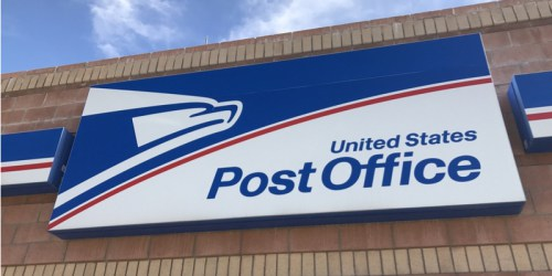 USPS outdoor building sign 